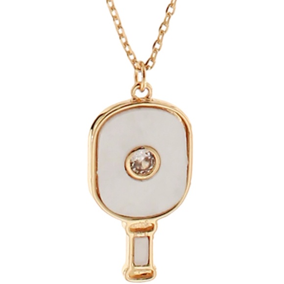 Color Pickleball Pendant Necklace